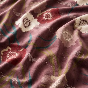 Fluwelen gordijn met verborgen lipjes, Mowan