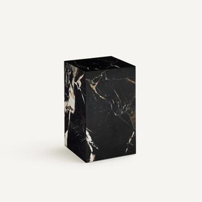 Bijzettafel van keramiek met marmereffect, ALCANA