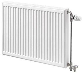 Henrad Compact All In paneelradiator 70x100cm type 22 1961watt 4 aansluitingen Staal Wit Glans 0113072210