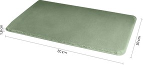 Gedy Fuzzy douchemat antislip 50x80cm groen