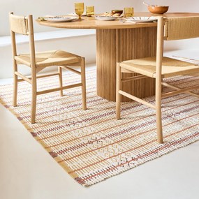 Set van 2 stoelen van eikenhout en papiertouw, Marrathy