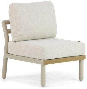 Hoek loungeset 7 personen Aluminium Taupe  Santika Furniture Santika
