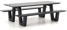 + 10% kassakorting | Picknickset Bellagio | 6 personen | Tuinset aluminium | 220x155cm | Kees Smit Tuinmeubelen