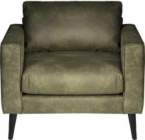 Fauteuil - Aster - lederlook Dalton groen 14