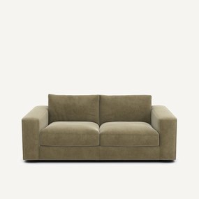 3-zits compacte bank in linnen fluweel, SKANDER