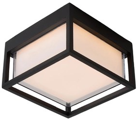 Lucide Singa-LED wandlamp 5.4W 17x17cm zwart