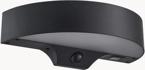 Dimbare solar LED wandlamp Monay met bewegings-/lichtsensor