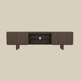 Retro Tv-meubel Hout 160 Cm - 160x40x55cm.