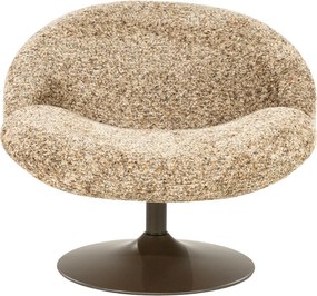 Fauteuil Met Brons Onderstel