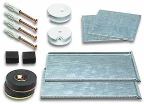 Plieger Safemax bevestigingsset voor spiegel magnetisch