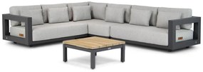 Hoek loungeset  Aluminium Grijs 6 personen 4 Seasons Outdoor Metropolitan/Lifestyle