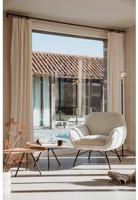 Goossens Salontafel Zyan organisch, hout eiken blank, modern design, 76 x 36 x 69 cm