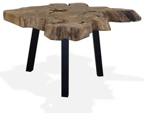 vidaXL Salontafel 80x70x38 cm echt teakhout