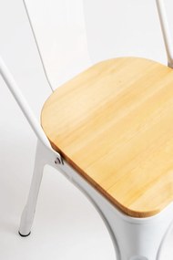 Set 4 Torix Natuurlijk Houten Stoelen