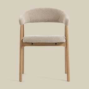 Eiken Eetkamerstoel Ronde Rugleuning