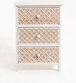 Hulpmeubilair Egle Wit, breed, 3 laden