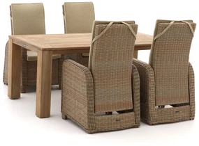 Intenso Umbria/ROUGH-X 200cm dining tuinset 5-delig verstelbaar