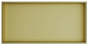 Hotbath &More inbouwnis 30x60x10cm geborsteld messing PVD