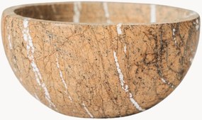 Decoratieve schaal Travertin bruin