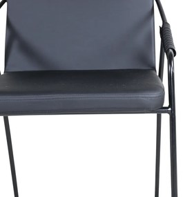 Jörn Eetkamerstoel - Mattias - Zwart - PU-Leer - Jörn