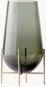 Mondgeblazen vaas Echasse met frame