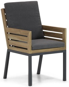 Tuinset 8 personen 330 cm Teak Old teak greywash Lifestyle Garden Furniture Dakota/Trente