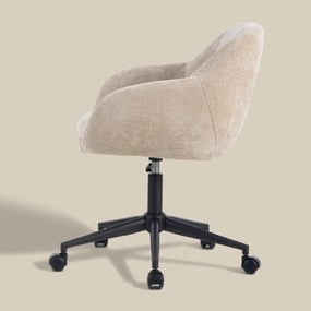 Bureaustoel Beige Stof