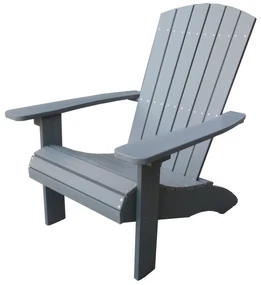 Garden Interiors Adirondack Stoel - Grijs - Kunststof Polywood - Garden Interiors
