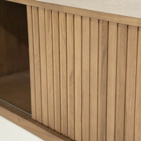 Eleonora Milo Zwevend Tv-meubel Eiken 180 Cm Bruin - 180x42x43cm.