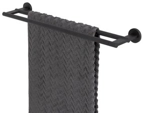 Tiger Noon Handdoekhouder - 60cm - dubbel - zwart 1321130746