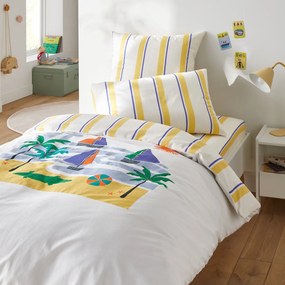 Kussensloop voor kinderbed, gewassen katoen, Labhar