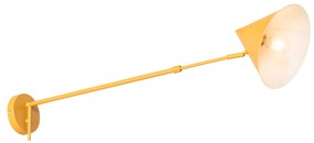 Design wandlamp geel verstelbaar - Triangolo