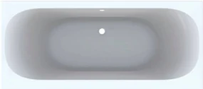 Geberit Soana inbouwbad 2-persoons 180x80x45cm wit acryl