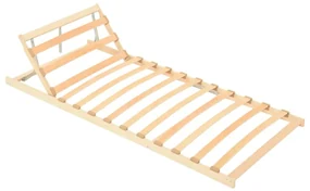 vidaXL Lattenbodem met 13 latten en verstelbaar hoofdeinde 120x200 cm