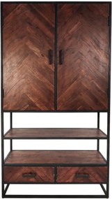 Industrieel Wandkast Sintra Bruin