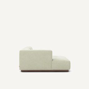 Hoekbank links in stonewashed fluweel, JACOPO