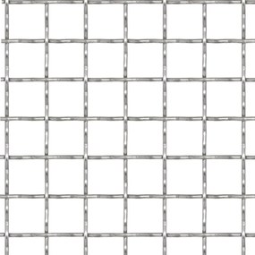 vidaXL Draadhek geweven gaas 100x85 cm 31x31x3 mm roestvrij staal