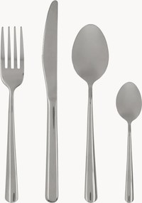 Mat geborstelde bestekset Element, 6 personen, 24-delig