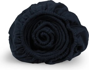 Hoeslaken flanel - 100% katoen - 90x200 - blauw