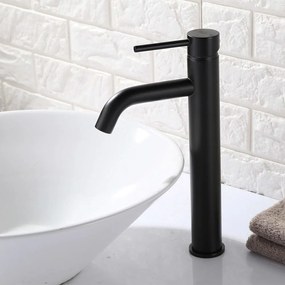 Wastafelkraan Rea Lungo Black High