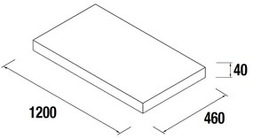 Muebles toppaneel 120cm eiken