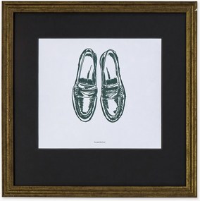Ingelijste digitale print Shoe