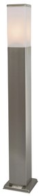 Moderne buitenlamp paal staal 80 cm IP44 - Malios