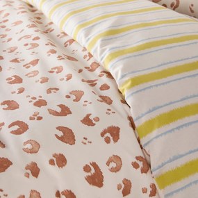 Dekbedovertrek in katoen, luipaardprint, JAVAD