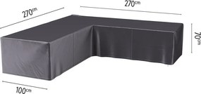 Platinum Aerocover loungesethoes hoekset - Ademende hoes voor loungeset met een 90° hoek (L-vorm) 270 x 270 x 100 x H70cm