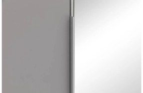 Goossens Basic Kledingkast Detroit Completo, 136 cm breed, 197 cm hoog, 2x draai en 1x spiegeldeur en 2x lade in kleur van romp midden