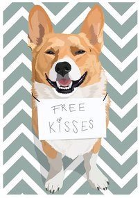 Ilustratie Free Kisses, ByKammille
