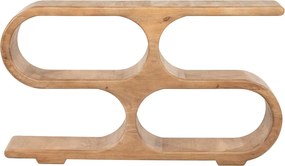 Open Kast Van Mango Hout Laag - 140x31x81cm.