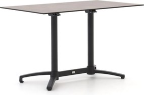 + 10% kassakorting | Inklapbare tafel Bellagio  | Vierkant  | Tuintafel Kunststof | 120x70cm | 4 personen | Kees Smit Tuinmeubelen