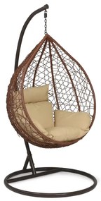 Durango tuin hangstoel met frame Garden Point bruin